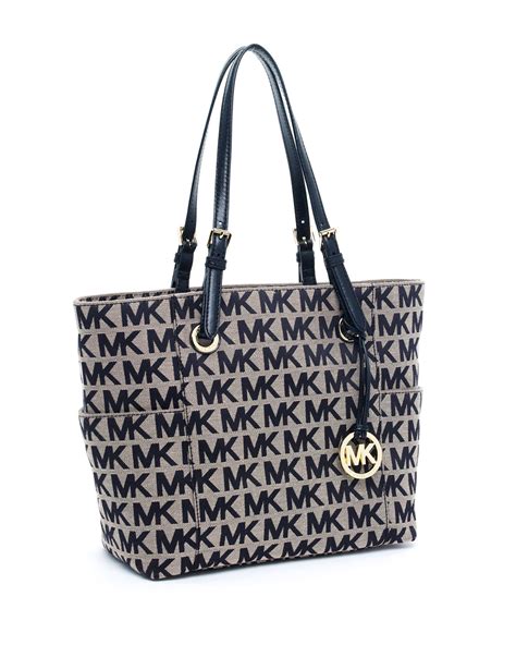 clear michael kors tote bag|Michael Kors large monogram tote.